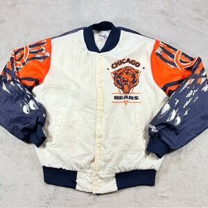 Very rare colorway Chicago Bears  fanimation AOP jacket size medium vintage 90’s
